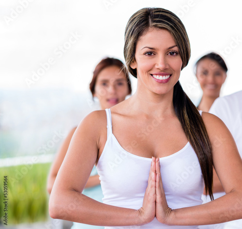 Photo: Female yoga instuctor Female yoga instuctor