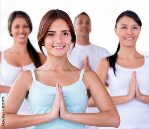 Photo: Yoga class Yoga class