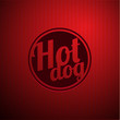Vintage Clip Art - Hot Dog