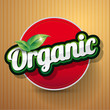 Organic Label vector