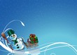 Snowman and Floral