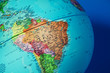 Foto: brazil on globe brazil on globe