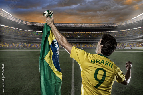 Photo: Brazilian soccer player Brazilian soccer player