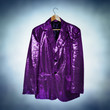 purple sequined jacket