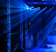 Vector Stage Spotlight with Laser rays