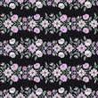 Vector: Seamless floral pattern with purple flowers Seamless floral pattern with purple flowers