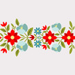 Vector: Card template with seamless pattern Card template with seamless pattern