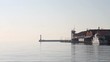 View of Thessaloniki's port with the Lighthouse