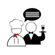 chef and waiter