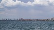 View of Thessaloniki's port