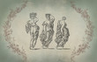 Country women illustration