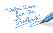 Illustration: Stift- & Schriftserie: Vielen Dank für Ihr Feedback! Stift- & Schriftserie: Vielen Dank für Ihr Feedback!