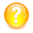 Sphere bouton question icon