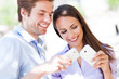 Young People With Mobile Phones