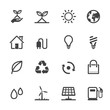 Ecology icons with White Background