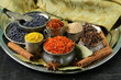 collection of various spices