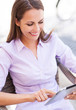 Woman Using Digital Tablet