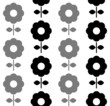 Vektor: Floral seamless pattern - black and white Floral seamless pattern - black and white