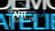 Video: Galerie d'Art déco contemporain nuage de mots animation Galerie d'Art déco contemporain nuage de mots animation