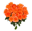 bouquet of  orange roses