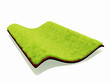 Dachziegel mit Grasbelag - 3D