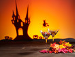 Sweets in Halloween setting