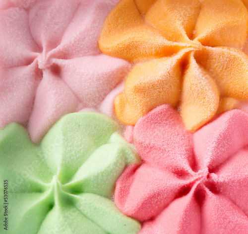 Photo: Colorful Ice Cream Background. Various Flavours Colorful Ice Cream Background. Various Flavours