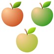three apples