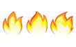 Collection of fire icons