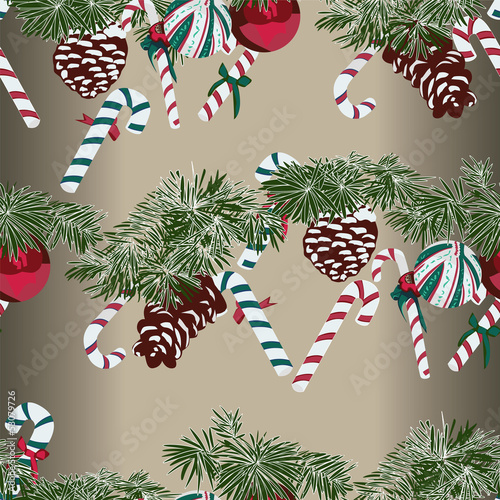 Vector: Christmas Gift Wrapping Paper Swatch Christmas Gift Wrapping Paper Swatch