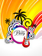 abstract colorful summer background