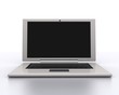 Laptop with black screen