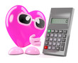 3d Heart loves math