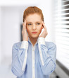 stressed woman
