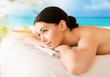 woman in spa