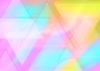 Bright colors background with triangles