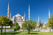 View of the Blue Mosque (Sultanahmet Camii) in Istanbul, Turkey