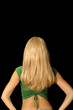 Honey blond hair