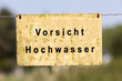 Vorsichert Hochwasser