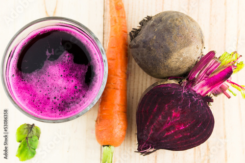 Photo: Closeup of Fresh Red Beet Juice Closeup of Fresh Red Beet Juice