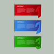 Modern paper progress option background