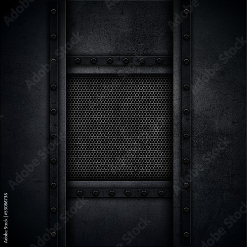 Illustration: Grunge metal and concrete background Grunge metal and concrete background