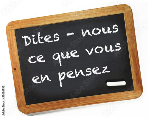 Photo: Dites-nous ce que vous en pensez Dites-nous ce que vous en pensez