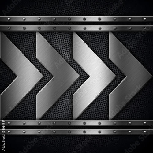 Illustration: Metallic background Metallic background