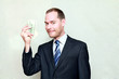 Businessman Showing Money