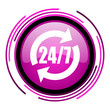 24/7 service icon