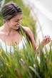 Woman enjoying nature