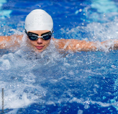 Photo: Female swimmer Female swimmer