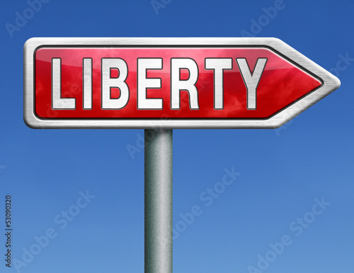Photo: liberty road sign arrow liberty road sign arrow