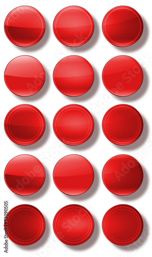 Illustration: Web Buttons glossy- set Web Buttons glossy- set